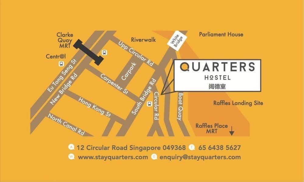 Quarters Capsule Hostel Singapore Exterior foto